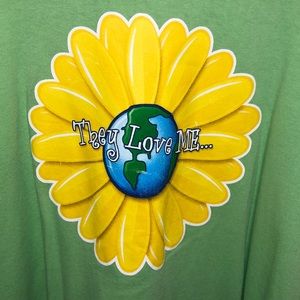 ALORE FLOWER NOVELTY T SHIRT SIZE XL
